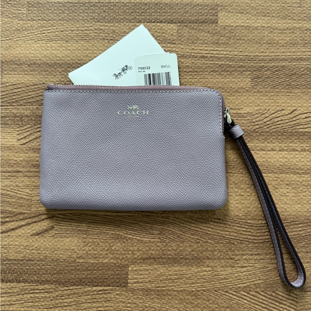 Coach Lilac Wristlet - NWT